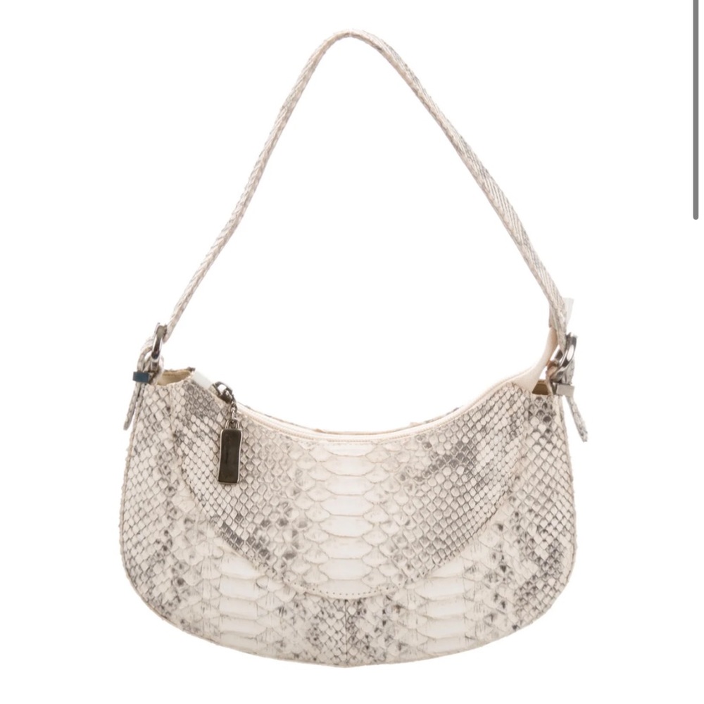 Vintage Stuart Weitzman Python Shoulder Bag Purse